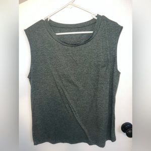 Womens green tank top
